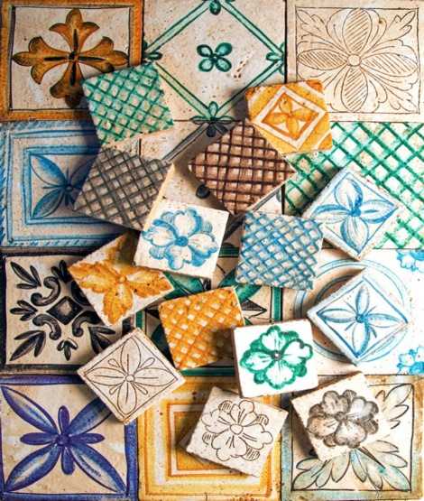 Дизайнерская плитка: керамические коллекции ручной работы, цветовые решения и размеры, форма и варианты декора