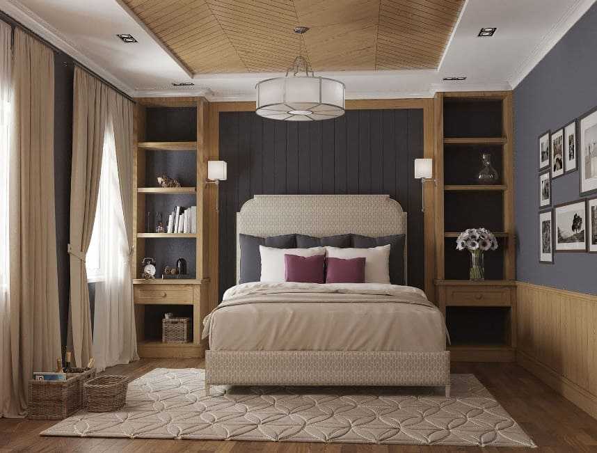 Интерьерные хитрости: дизайн гостиной и спальной комнаты 17 кв. м