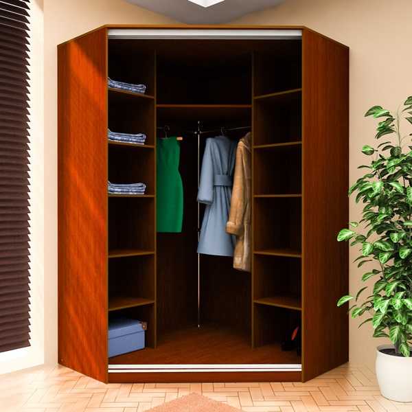 Угловые шкафы в спальню (79 фото): идеи дизайна маленьких встраиваемых гарнитуров и модульных шкафов с зеркалом, чертежи угловых шифоньеров