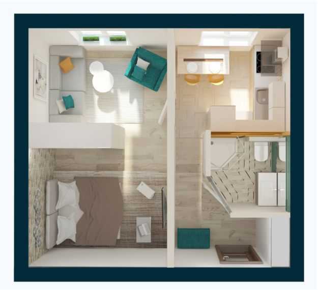 Перепланировка однокомнатной квартиры в двухкомнатную: правила и примеры, фото удачных дизайнов