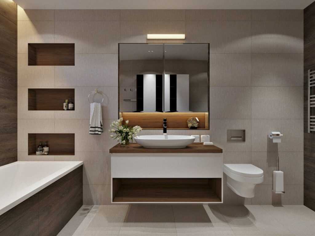 Дизайн маленького совмещенного санузла - 25 фото с идеями для ванной