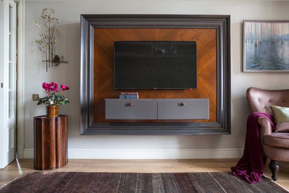 Телевизор в багетной раме своими руками. багет для телевизора на стену: выбор готового изделия и самостоятельная сборка рамы