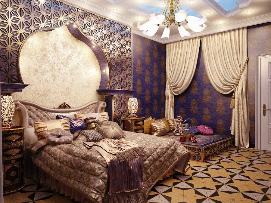 Арабский стиль в интерьере дома или квартиры, описание с фото