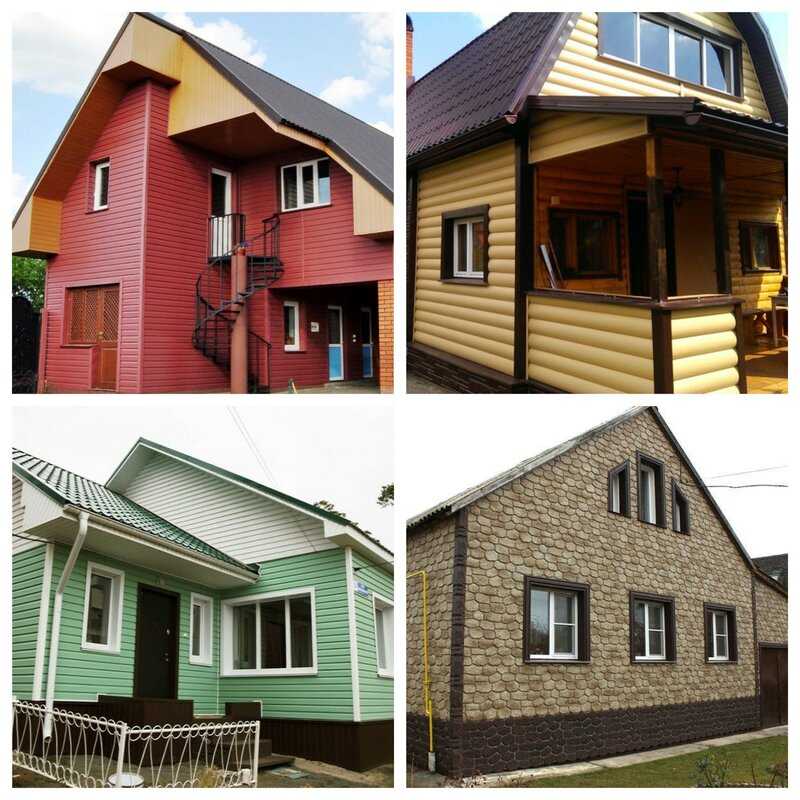 Фасады частных домов - современные идеи по оформлению, отделочные материалы для фасадов частных домов, фото