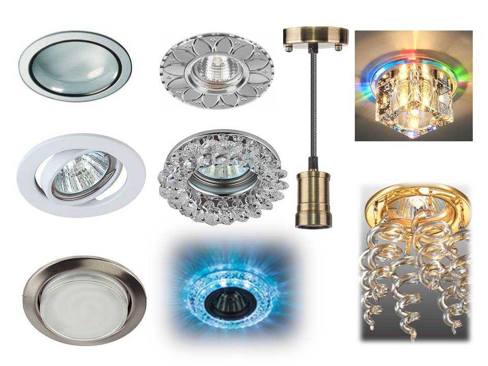 Светильники для натяжного потолка: виды встраиваемых светодиодных и точечных ламп, как правильно выбрать по мощности и размерам для небольшого или габаритного помещения