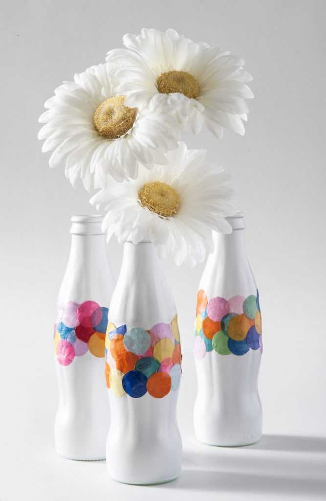 Ваза, горшок для цветов и подставка для фруктов из пластиковой бутылки