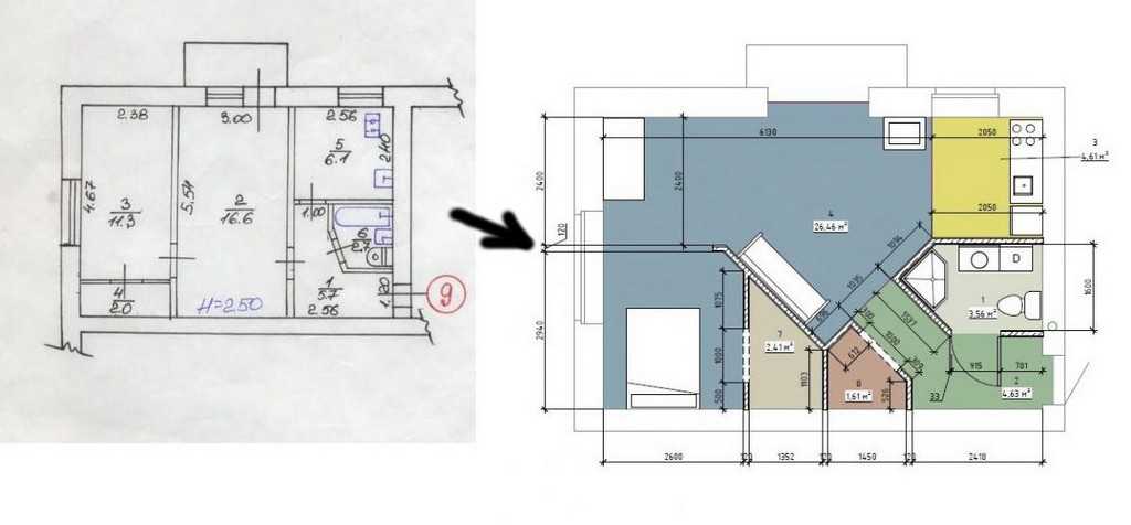Как из двухкомнатной квартиры сделать трехкомнатную? 68 фото примеры перепланировки двушки в трешку. лучшие проекты и варианты