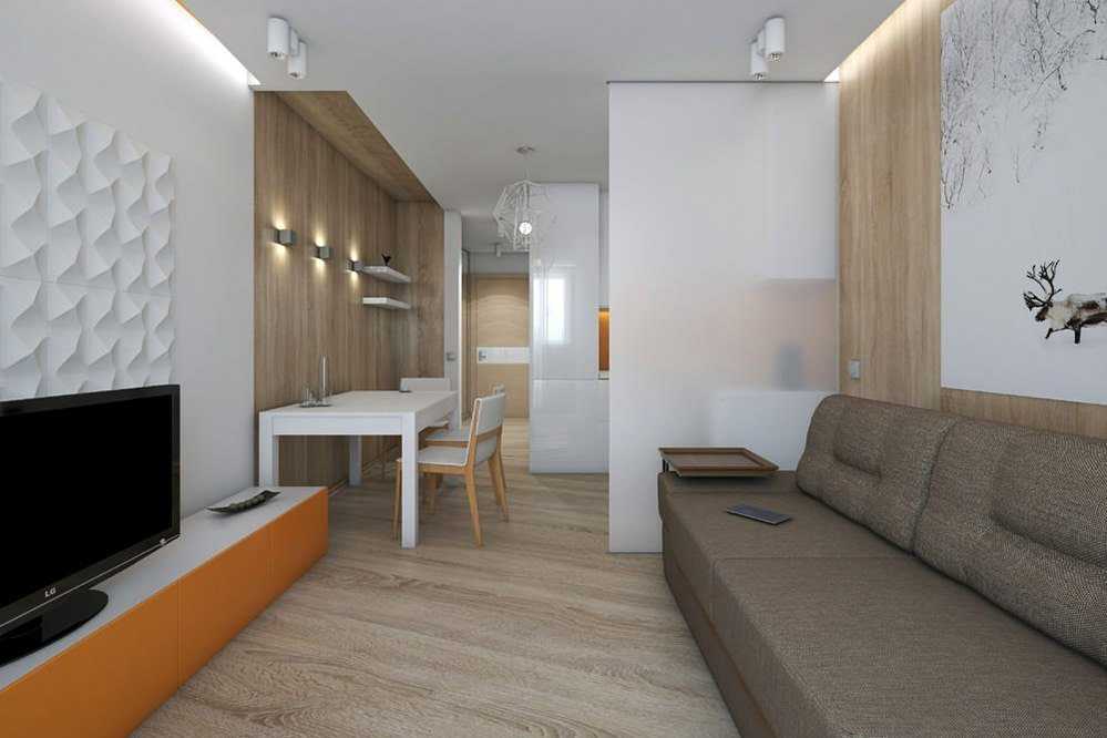 Дизайн студии 23 кв. м. (56 фото): ремонт квартиры 23 метра с одним окном и балконом