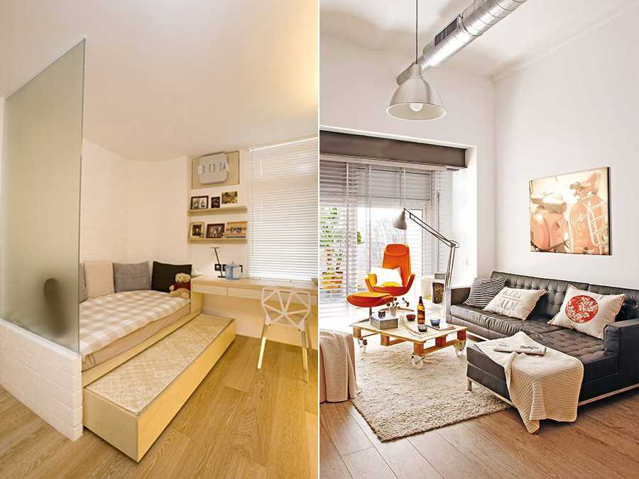 Ремонт в 2-комнатной «хрущевке» без перепланировки: дизайн интерьера двухкомнатной квартиры с проходными или смежными комнатами