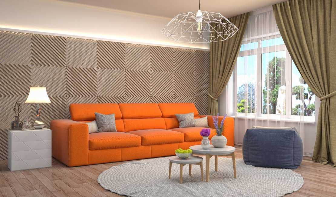 Оранжевая мебель: 100 фото современных идей дизайна интерьера