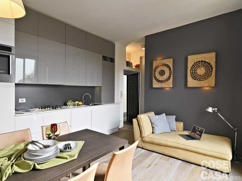 Дизайн однокомнатной квартиры площадью 33 кв. м