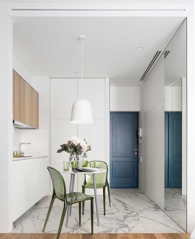 Дизайн студии 17 кв. м (34 фото): планировка и интерьер квартиры - кухня-гостиная